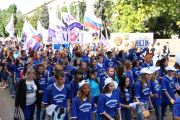 Еще одним ярким мероприятием в рамках празднования Дня города в Волгограде стал Второй ежегодный Парад студенчества.