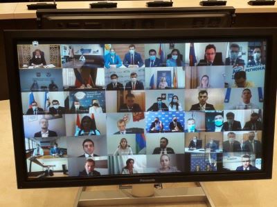Депутат гордумы Дмитрий Федюшкин принял участие в видеоконференции со спикером Совета Федерации