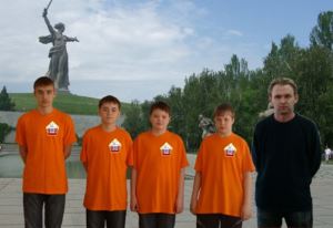 Команда юношей муниципального образовательного учреждения дополнительного образования детей Центра детского технического творчества Советского района Волгограда 