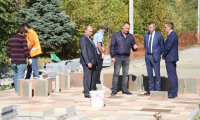 Реконструкция парка Гагарина ведется качественно и в установленные сроки