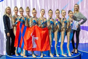 Команда девушек по эстетической гимнастике «Аэлита» 2004 – 2007 года рождения муниципального бюджетного учреждения «Спортивный комплекс «Зенит» 