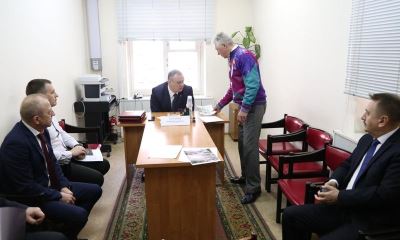 Председатель гордумы Андрей Косолапов провёл очередной прием граждан по личным вопросам
