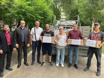 Седьмой с начала года гуманитарный груз отправили нашим бойцам красноармейские общественники и депутаты