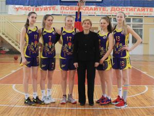 Команда девушек по баскетболу 2002 года рождения муниципального бюджетного учреждения Спортивной школы олимпийского резерва № 2 г. Волгограда 