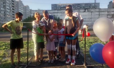 В Краснооктябрьском районе открылась новая спортивная площадка