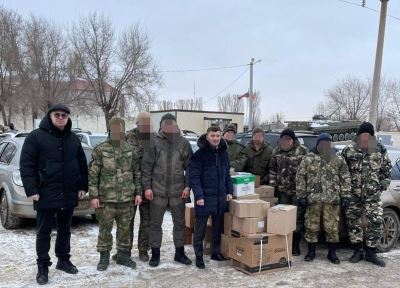 Депутаты гордумы передали гуманитарный груз участникам спецоперации