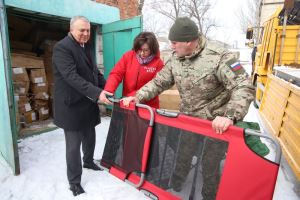 В Волгограде отправили ещё один гуманитарный груз в ЛНР