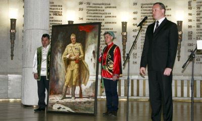 В дар городу-герою Волгограду передана картина сына защитника Сталинграда