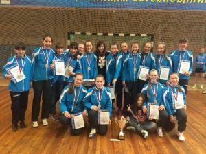 Команда девушек по гандболу  2002 года рождения Государственного бюджетного учреждения Волгоградской области «Центр спортивной подготовки по гандболу» 