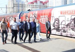В Волгоград прибыл «Поезд Победы» 