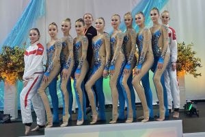 Команда девушек по эстетической гимнастике «Аэлита» 2004–2007 года рождения муниципального бюджетного учреждения «Спортивный комплекс «Зенит» 