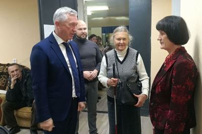 В Краснооктябрьском отделении общества слепых отметили новоселье